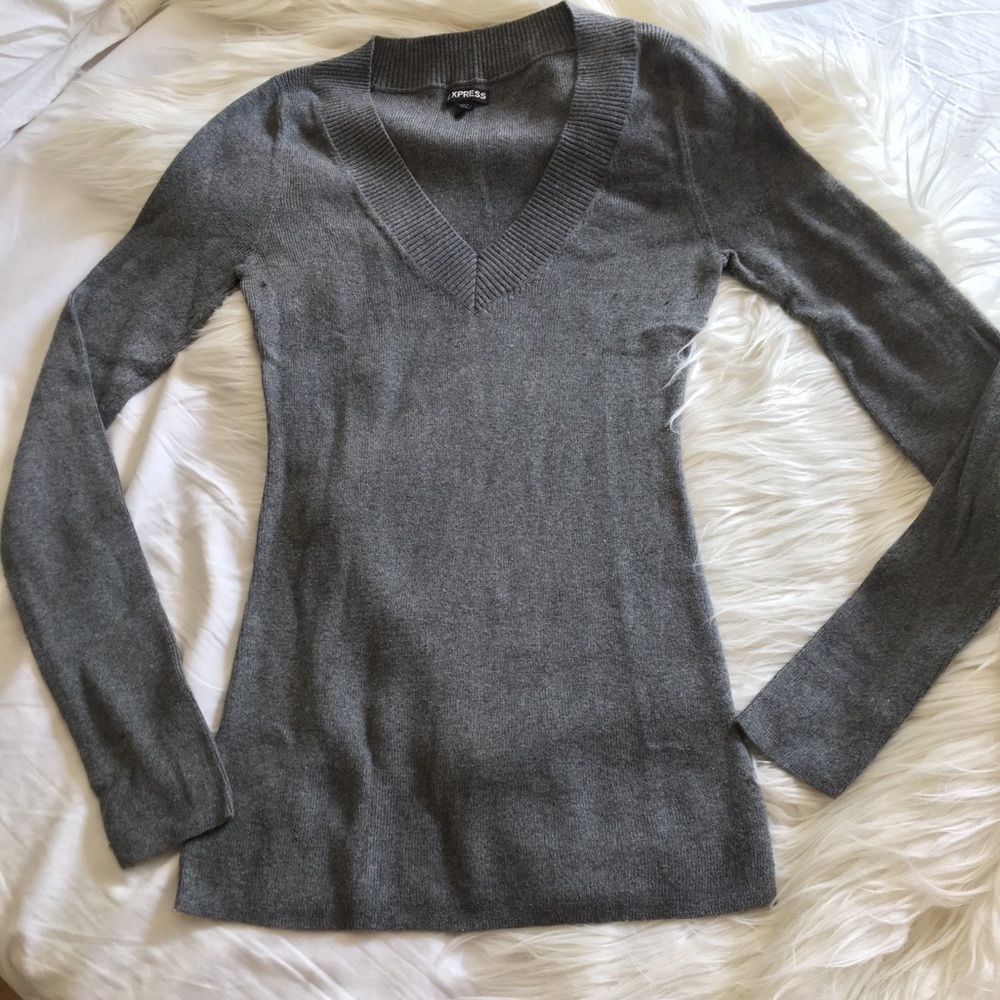 Gray Express Sweater